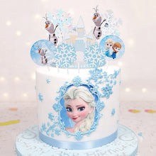 Lade das Bild in den Galerie-Viewer, Frozen Eiskönigin Kuchen Torten Topper Deko (8 Teile)
