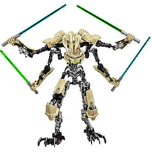 Lade das Bild in den Galerie-Viewer, Star Wars General Grievous mit Lichtschwerter Baustein Figur (ca. 32cm)
