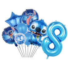 Lade das Bild in den Galerie-Viewer, Lio und Stitch Geburtstag Ballons für Feier, Kindergeburtstag etc.
