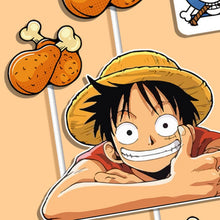 Lade das Bild in den Galerie-Viewer, One Piece Luffy Kuchen Topper Torten Deko 7teilig
