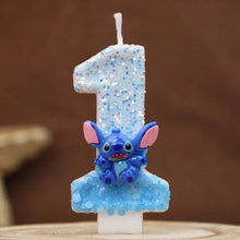 Lade das Bild in den Galerie-Viewer, Lilo und Stitch Geburtstagskerze mit Alter
