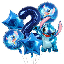 Lade das Bild in den Galerie-Viewer, Lio und Stitch Geburtstag Ballons für Feier, Kindergeburtstag etc.
