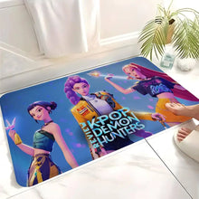 Lade das Bild in den Galerie-Viewer, Kpop D-demon Hunters Teppich Zimmermatten, rutschfest
