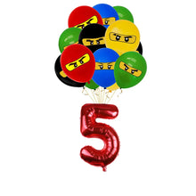 Lade das Bild in den Galerie-Viewer, Ninjago Kindergeburtstag Deko - Banner, Teller, Becher etc.
