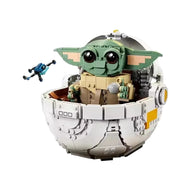 Star Wars Grogu in Seiner Repulsorwiege aus The Mandalorian, Spielzeug zum bauen und spielen