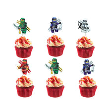 Lade das Bild in den Galerie-Viewer, Ninjago Kindergeburtstag Deko - Banner, Teller, Becher etc.
