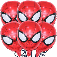 Spiderman Geburtstags Folien Ballons für Feier etc. 6 Stk. im Set
