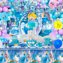 Lade das Bild in den Galerie-Viewer, Aschenputtel Cinderella Geburtstags Deko Set
