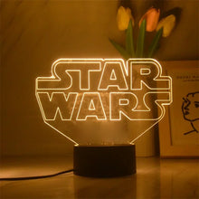 Lade das Bild in den Galerie-Viewer, Tolle Nachtlichter in vielen Motiven -  Iron Man, Thor, Hulk, Star Wars etc.
