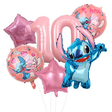 Lade das Bild in den Galerie-Viewer, Lio und Stitch Geburtstag Ballons für Feier, Kindergeburtstag etc.
