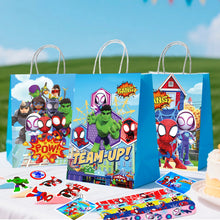Lade das Bild in den Galerie-Viewer, Spider-Man &amp; Freunde Dekko Set für Kindergeburtstag mit 110 Spiederman Deko Artikeln
