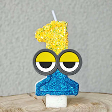 Lade das Bild in den Galerie-Viewer, Minions Geburtstag Kerzen mit Jahreszahl
