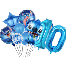 Lade das Bild in den Galerie-Viewer, Lio und Stitch Geburtstag Ballons für Feier, Kindergeburtstag etc.

