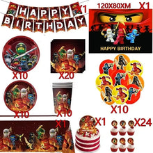 Lade das Bild in den Galerie-Viewer, Alles für die Ninjago Geburtstagsfeier, Party, Kindergeburtstag Deko

