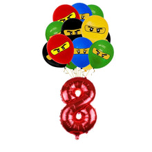Lade das Bild in den Galerie-Viewer, Ninjago Kindergeburtstag Deko - Banner, Teller, Becher etc.

