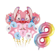 Lade das Bild in den Galerie-Viewer, Lio und Stitch Geburtstag Ballons für Feier, Kindergeburtstag etc.
