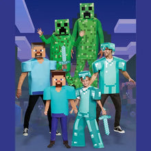 Lade das Bild in den Galerie-Viewer, Minecraft Kinder Kostüme für Halloween, Fasching, Karneval, Feier
