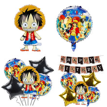 Lade das Bild in den Galerie-Viewer, One Piece Happy Birthday Geburtstags Ballons Deko Sets
