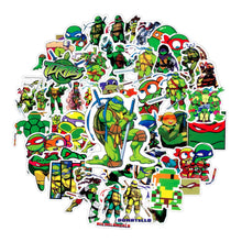 Lade das Bild in den Galerie-Viewer, 50 Stk. Teenage Mutant Ninja Turtles Aufkleber Sticker
