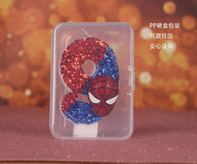 Lade das Bild in den Galerie-Viewer, Spider-Man Geburtstag Kerze mit Jahreszahl
