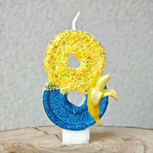 Lade das Bild in den Galerie-Viewer, Minions Geburtstag Kerzen mit Jahreszahl
