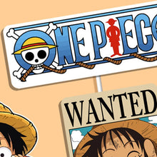Lade das Bild in den Galerie-Viewer, One Piece Luffy Kuchen Topper Torten Deko 7teilig
