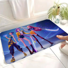 Lade das Bild in den Galerie-Viewer, Kpop D-demon Hunters Teppich Zimmermatten, rutschfest
