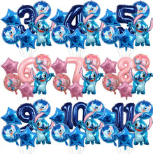 Lade das Bild in den Galerie-Viewer, Lio und Stitch Geburtstag Ballons für Feier, Kindergeburtstag etc.
