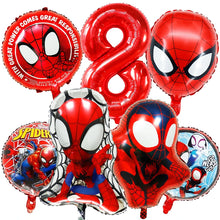Lade das Bild in den Galerie-Viewer, Buntes Spiderman und Freunde Geburtstags Deko Kindergeburtstag, Feier
