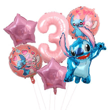Lade das Bild in den Galerie-Viewer, Lio und Stitch Geburtstag Ballons für Feier, Kindergeburtstag etc.
