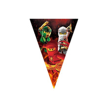 Lade das Bild in den Galerie-Viewer, Ninjago Kindergeburtstag Deko - Banner, Teller, Becher etc.
