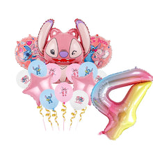 Lade das Bild in den Galerie-Viewer, Lio und Stitch Geburtstag Ballons für Feier, Kindergeburtstag etc.
