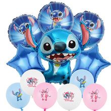 Lade das Bild in den Galerie-Viewer, Lio und Stitch Geburtstag Ballons für Feier, Kindergeburtstag etc.
