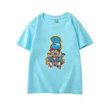 Lade das Bild in den Galerie-Viewer, Happy Birthday Paw Patrol T-Shirts für Kinder mit Jahreszahl
