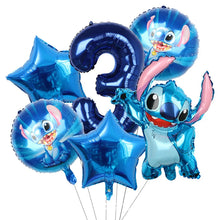 Lade das Bild in den Galerie-Viewer, Lio und Stitch Geburtstag Ballons für Feier, Kindergeburtstag etc.
