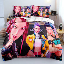 Lade das Bild in den Galerie-Viewer, Kpop Demon Hunters Huntrix Bettwäsche in verschiedenen Motiven
