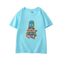 Lade das Bild in den Galerie-Viewer, Happy Birthday Paw Patrol T-Shirts für Kinder mit Jahreszahl
