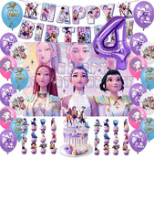 Lade das Bild in den Galerie-Viewer, Kpop Demon Hunters Geburtstag Set mit Jahreszahl Ballon - 32 teile
