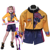 K-Pop Demon Hunters Rumi Kostüm für Kinder, Cosplay für Halloween, Fasching, Karneval