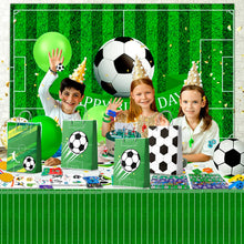 Lade das Bild in den Galerie-Viewer, Spiel Set mit 96 Teilen für die perfekte Fußball Themen Feier, Party, Geburtstag, Kindergeburtstag
