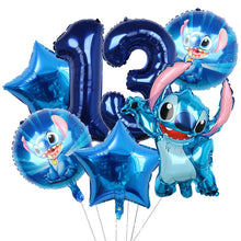 Lade das Bild in den Galerie-Viewer, Lio und Stitch Geburtstag Ballons für Feier, Kindergeburtstag etc.
