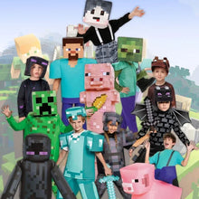 Lade das Bild in den Galerie-Viewer, Minecraft Kinder Kostüme für Halloween, Fasching, Karneval, Feier
