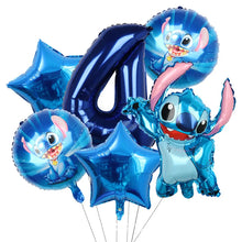 Lade das Bild in den Galerie-Viewer, Lio und Stitch Geburtstag Ballons für Feier, Kindergeburtstag etc.
