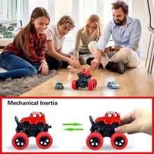 Lade das Bild in den Galerie-Viewer, Monster Truck Torten- und Kuchendekorations Set mit 30 Teilen für Kindergeburtstag, Feier etc.
