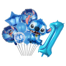 Lade das Bild in den Galerie-Viewer, Lio und Stitch Geburtstag Ballons für Feier, Kindergeburtstag etc.
