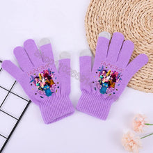 Lade das Bild in den Galerie-Viewer, Wärmende K Pop Demon Hunter Winterhandschuhe in Lila
