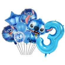 Lade das Bild in den Galerie-Viewer, Lio und Stitch Geburtstag Ballons für Feier, Kindergeburtstag etc.
