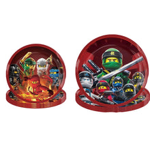 Lade das Bild in den Galerie-Viewer, Ninjago Kindergeburtstag Deko - Banner, Teller, Becher etc.
