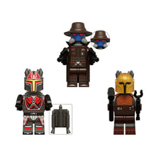 Lade das Bild in den Galerie-Viewer, 3er Set Star Wars Mini Figuren im Set mit  Gar Saxxon, Cad Bane und The Armorer
