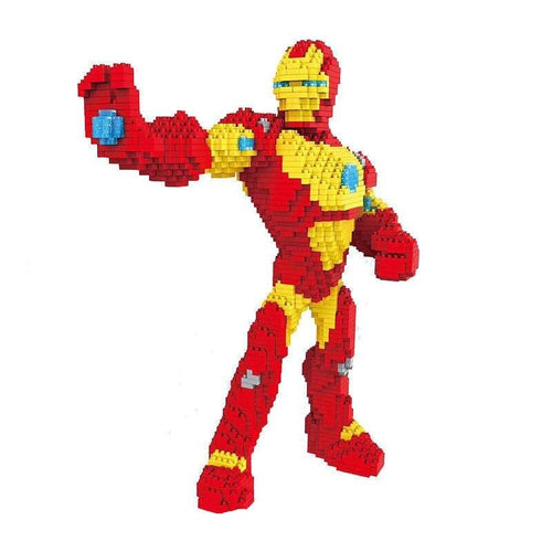 Marvel Avengers Iron Man Superhelden Figur aus Bausteinen zum selbst bauen kaufen